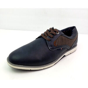 *AMPUTEE LEFT SHOE ONLY* Vance Co Fritz Mens Size 10 Blue Casual Dress Shoe